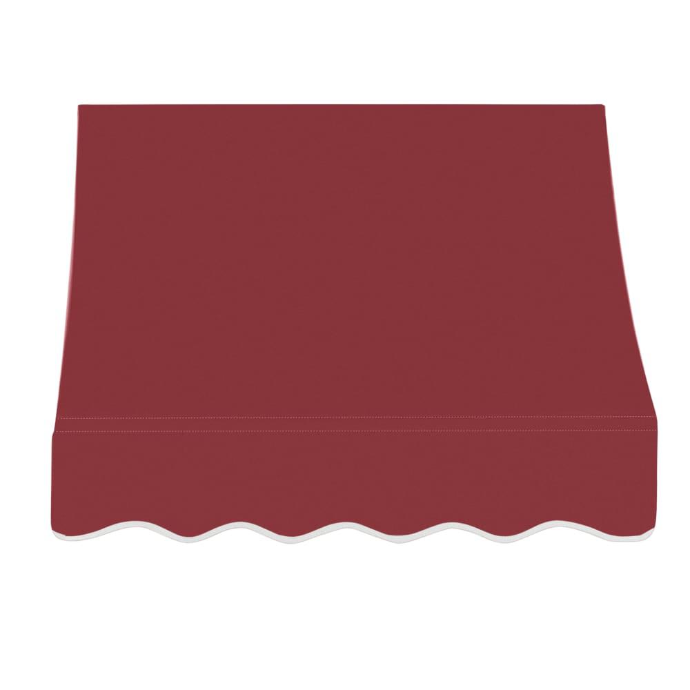 Awntech 4.375 ft Nantucket Fixed Awning Acrylic Fabric, Burgundy. Picture 2