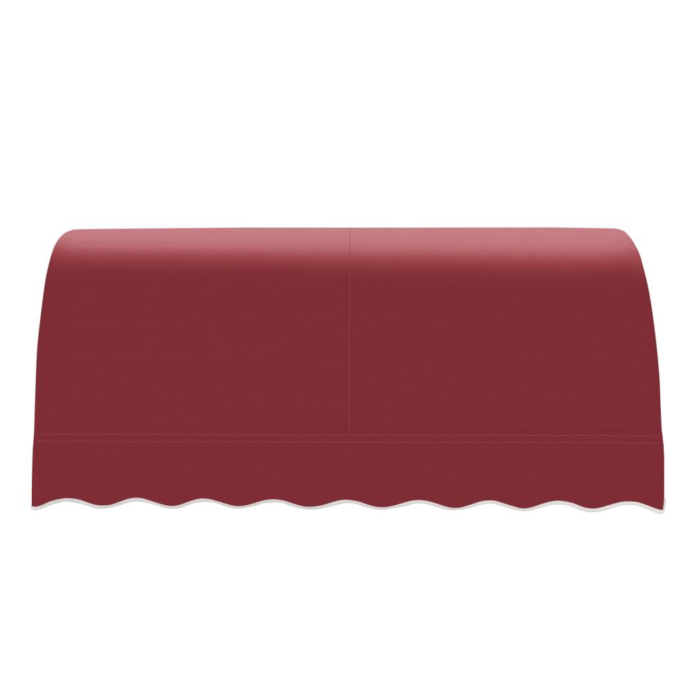 Awntech 5.375 ft Savannah Fixed Awning Acrylic Fabric, Burgundy. Picture 2