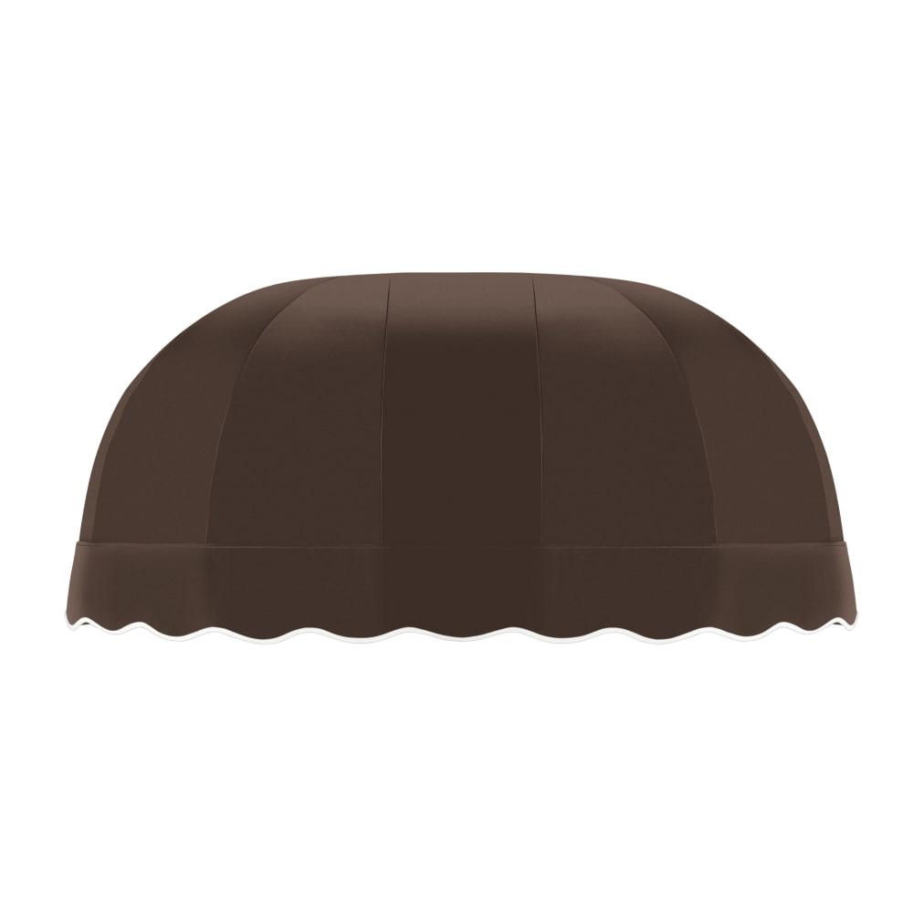 Awntech 4.375 ft Chicago Fixed Awning Acrylic Fabric, Brown. Picture 2