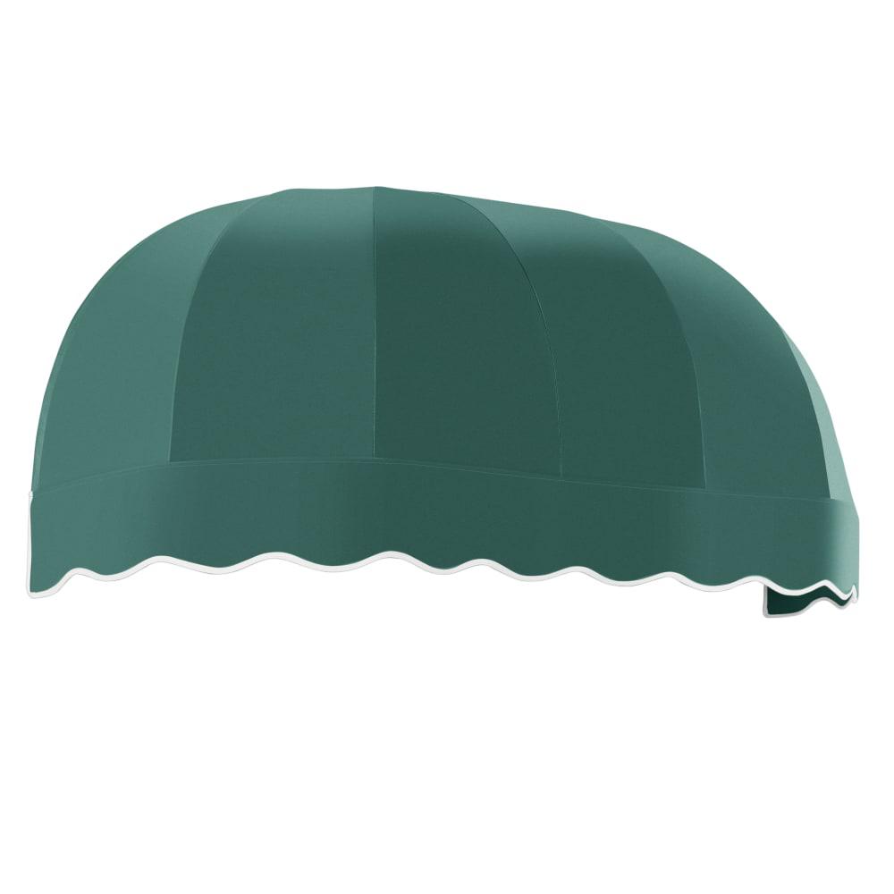 Awntech 4.375 ft Chicago Fixed Awning Acrylic Fabric, Forest. Picture 1
