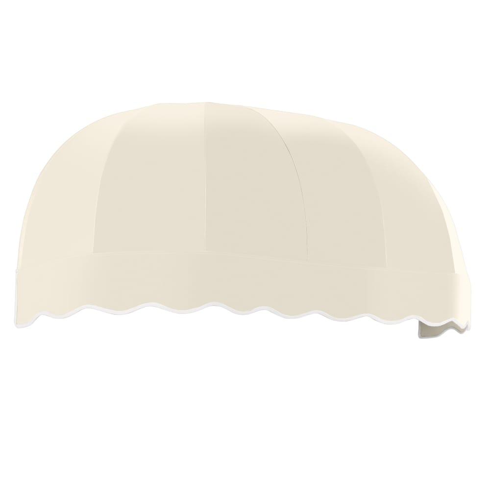 Awntech 4.375 ft Chicago Fixed Awning Acrylic Fabric, Linen. Picture 1