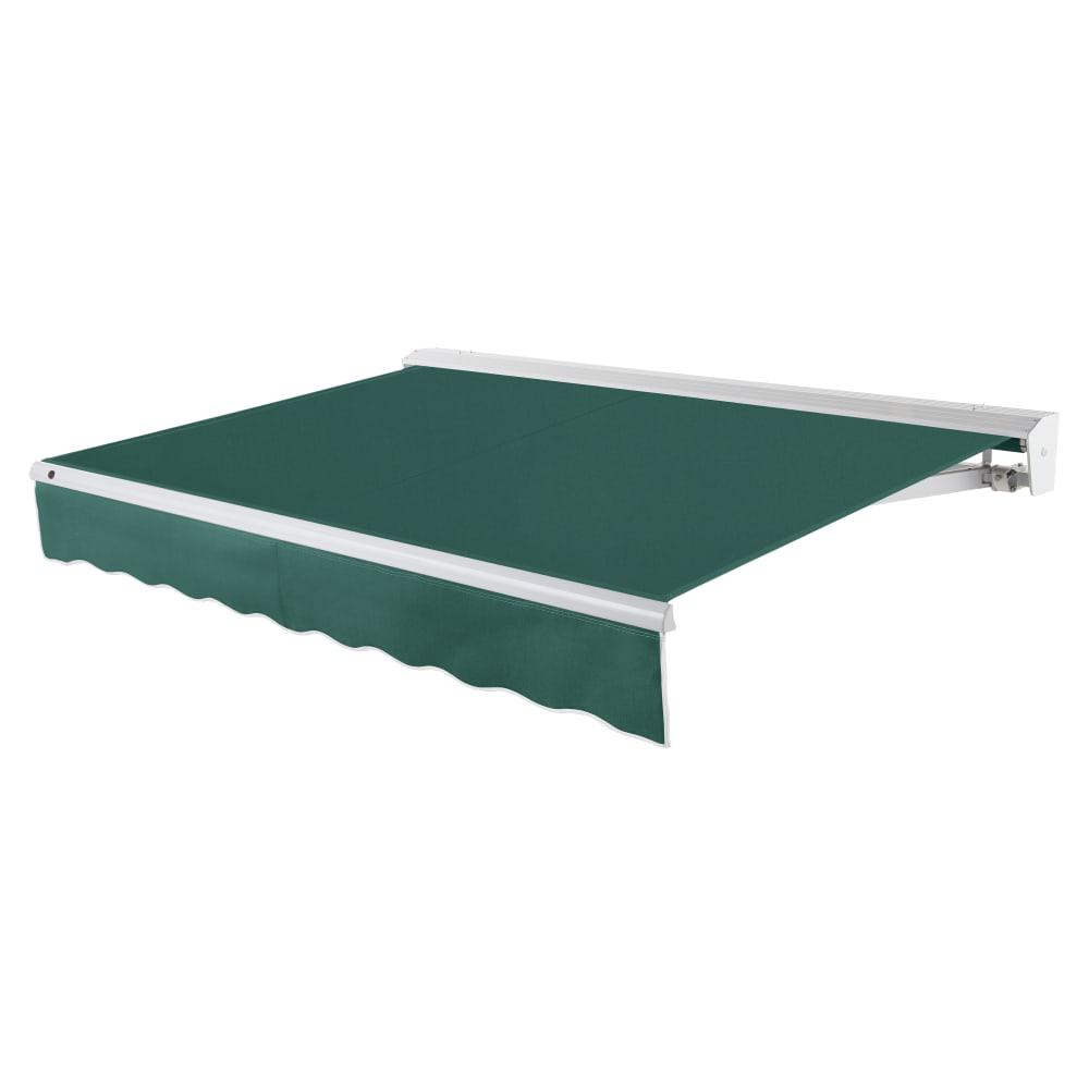 24' x 10' Destin Left Motor Left Motorized Patio Retractable Awning, Forest. Picture 1