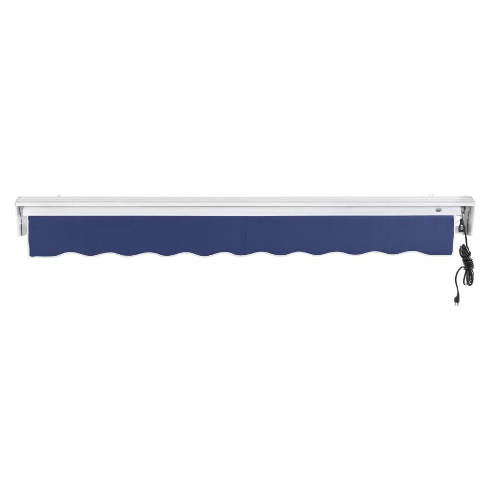 14' x 10' Destin Right Motor Right Motorized Patio Retractable Awning, Navy. Picture 4