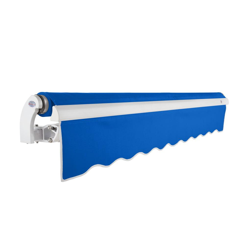 14' x 10' Maui Right Motor Right Motorized Patio Retractable Awning, Bright Blue. Picture 2