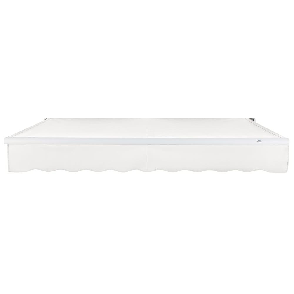 14' x 10' Maui Right Motor Right Motorized Patio Retractable Awning, White. Picture 3