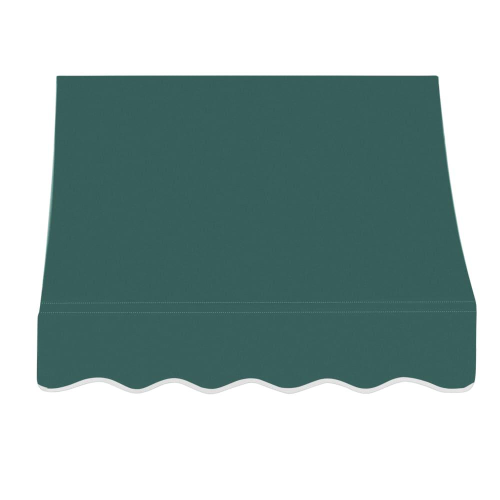 Awntech 3.375 ft Nantucket Fixed Awning Acrylic Fabric, Forest. Picture 2