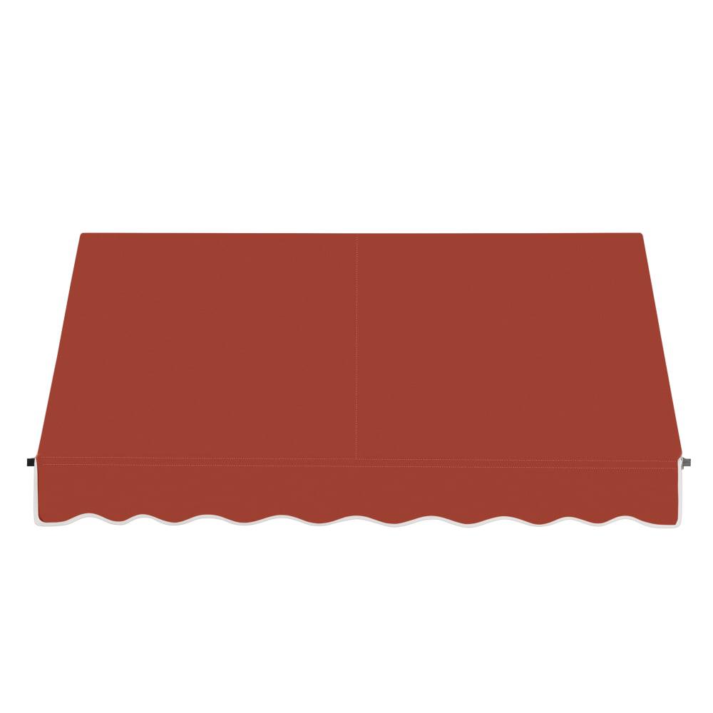 Awntech 7.375 ft Santa Fe Fixed Awning Acrylic Fabric, Terracotta. Picture 2