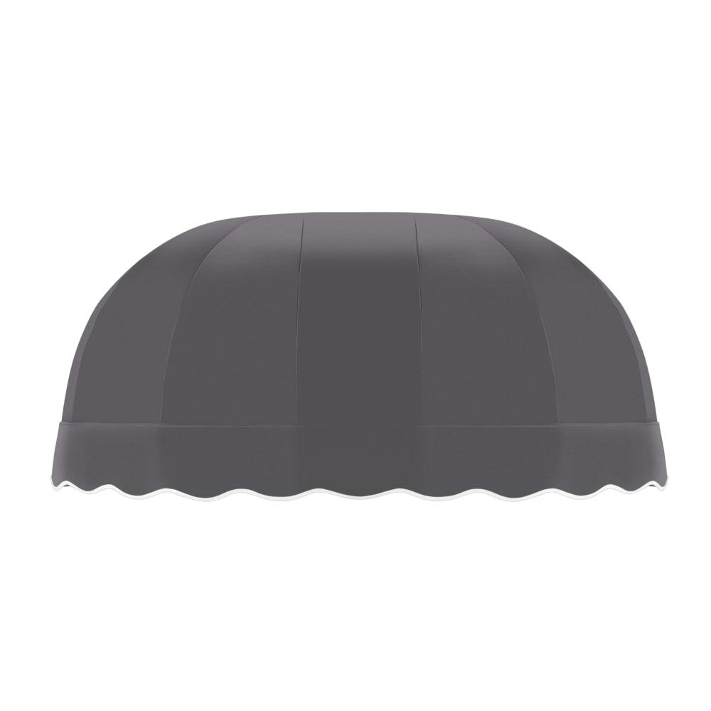 Awntech 5.375 ft Chicago Fixed Awning Acrylic Fabric, Gunmetal. Picture 2