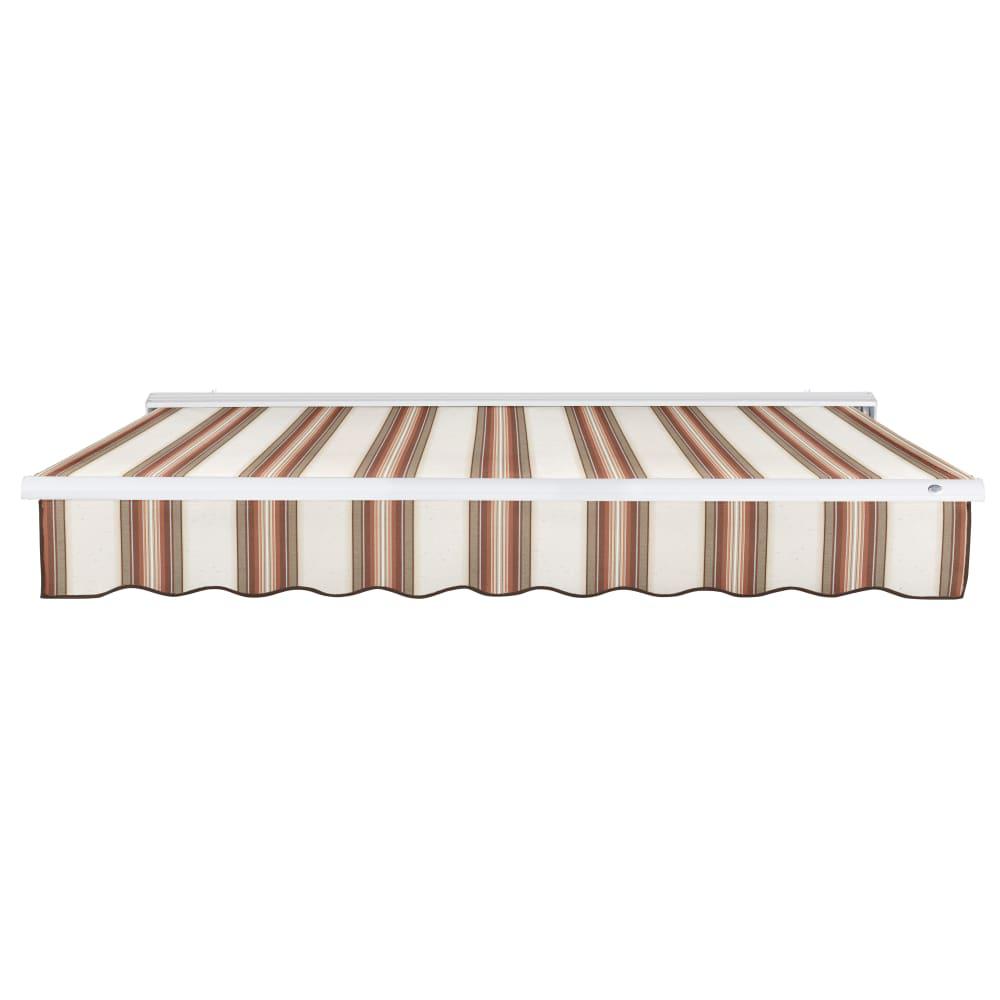 Destin Right Motorized Patio Retractable Awning, Brown/Tan/Terracotta Multi. Picture 3