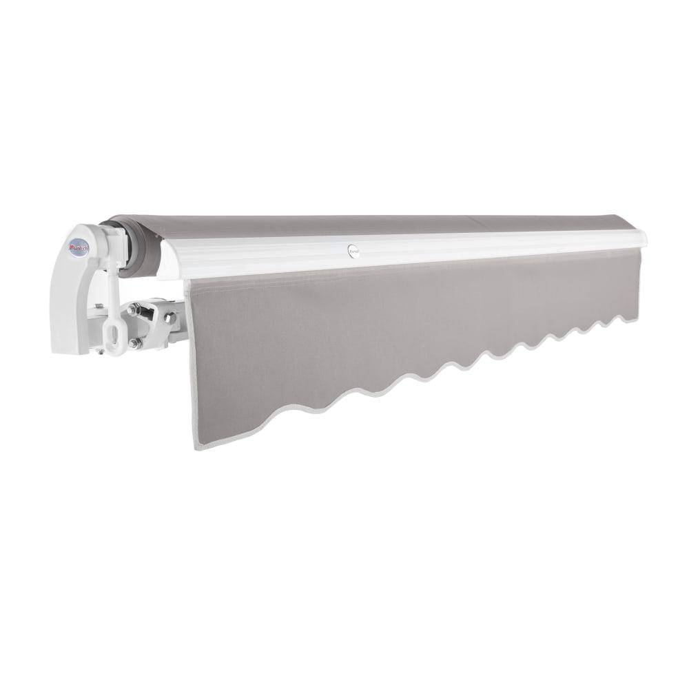 16' x 10' Maui Manual Manual Patio Retractable Awning Acrylic Fabric, Gray. Picture 2