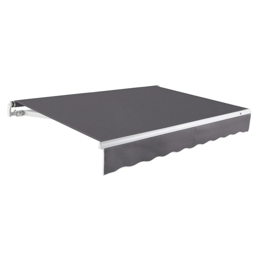 16' x 10' Maui Right Motor Right Motorized Patio Retractable Awning, Gunmetal. Picture 1