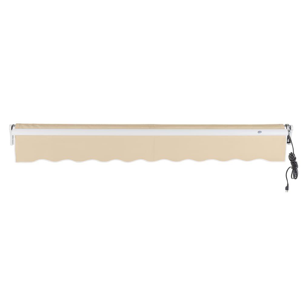 18' x 10' Maui Right Motor Right Motorized Patio Retractable Awning, Tan. Picture 4