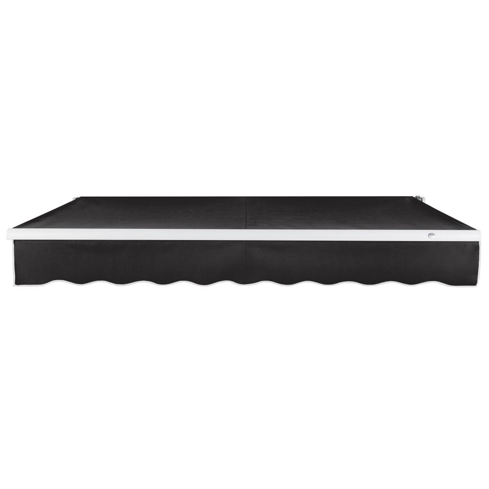 20' x 10' Maui Right Motor Right Motorized Patio Retractable Awning, Black. Picture 3