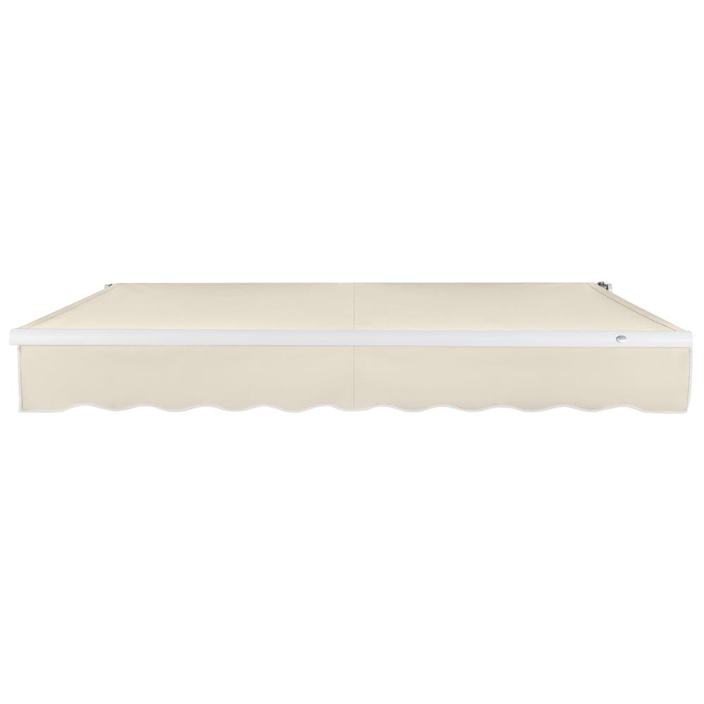 18' x 10' Maui Right Motor Right Motorized Patio Retractable Awning, Linen. Picture 3