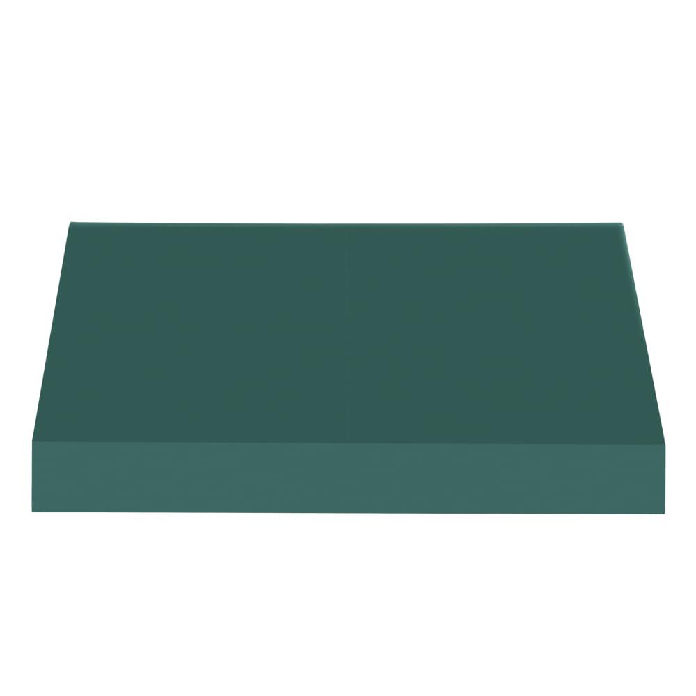 Awntech 5.375 ft New Yorker Fixed Awning Acrylic Fabric, Forest. Picture 2