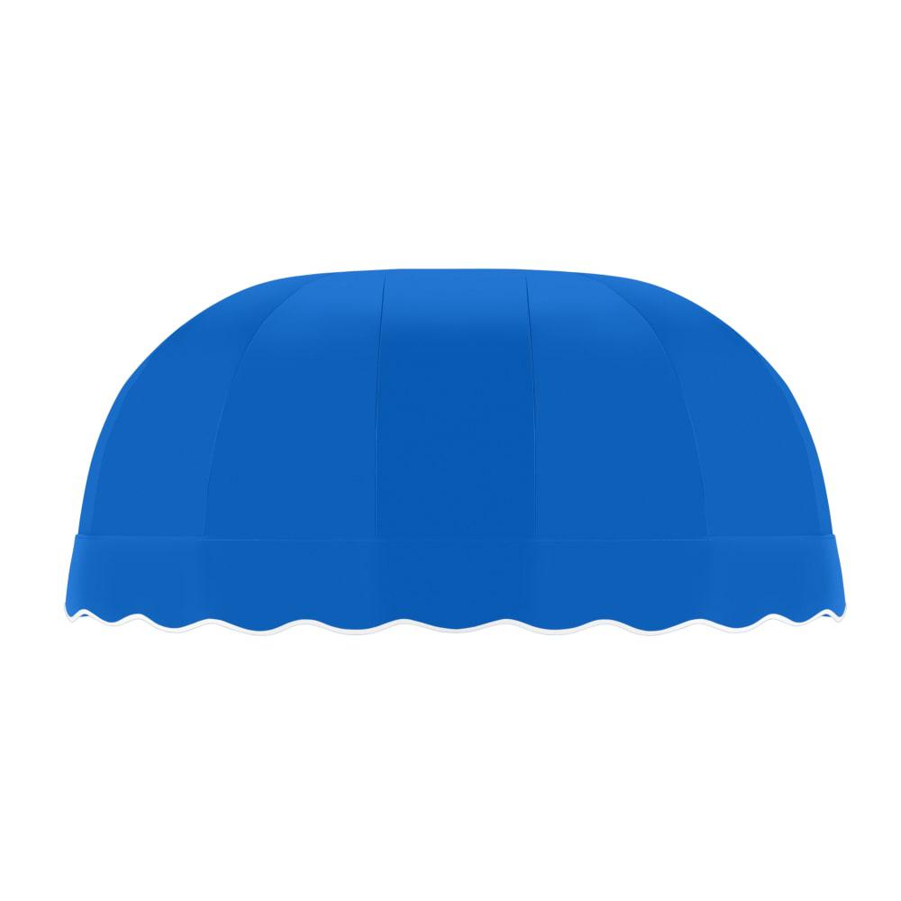 Awntech 5.375 ft Chicago Fixed Awning Acrylic Fabric, Bright Blue. Picture 2