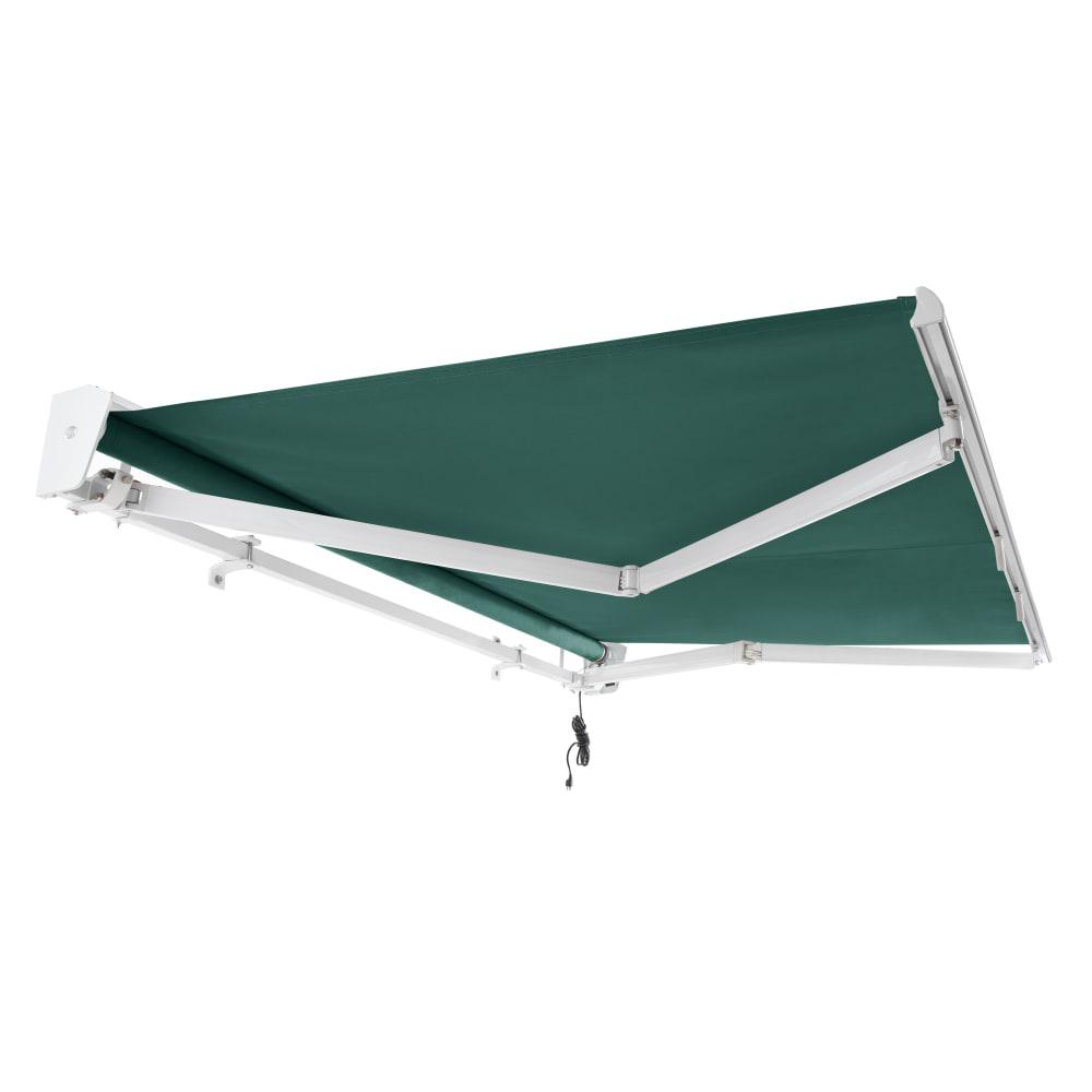 18' x 10' Destin Right Motor Right Motorized Patio Retractable Awning, Forest. Picture 7