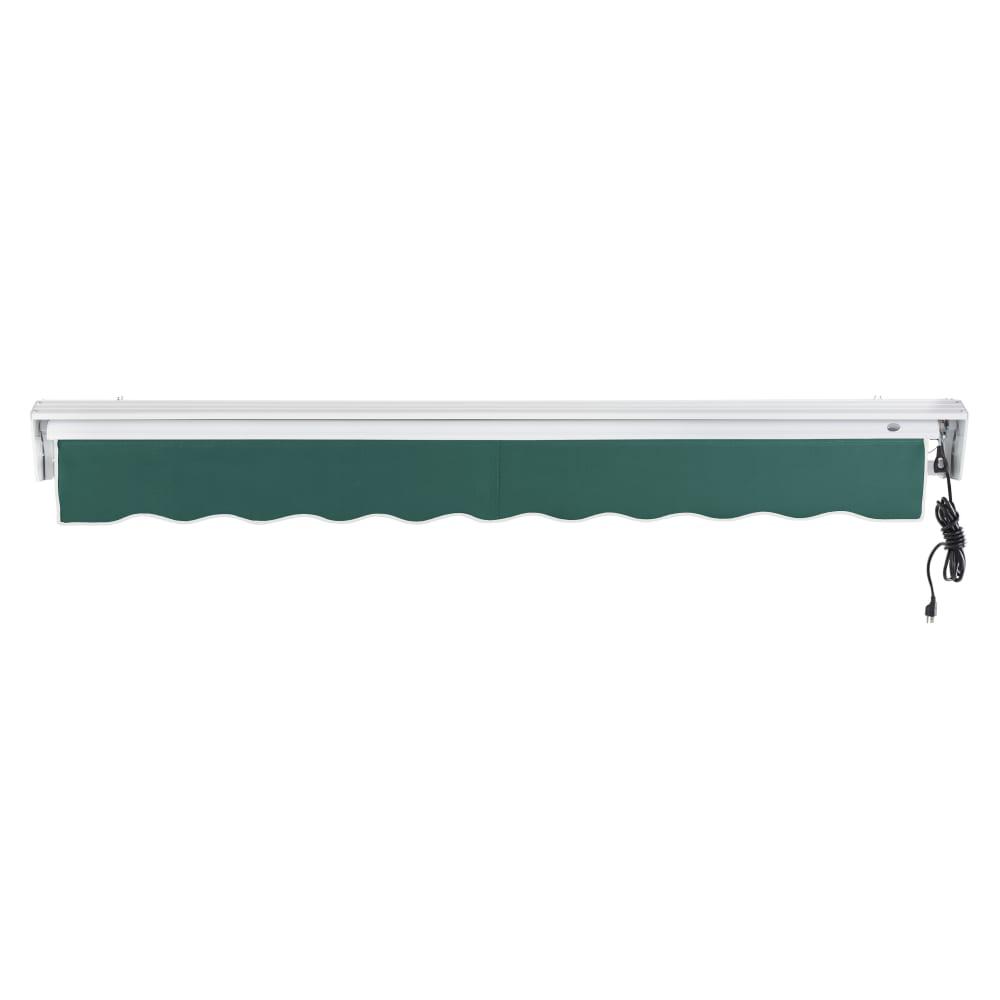 18' x 10' Destin Right Motor Right Motorized Patio Retractable Awning, Forest. Picture 4