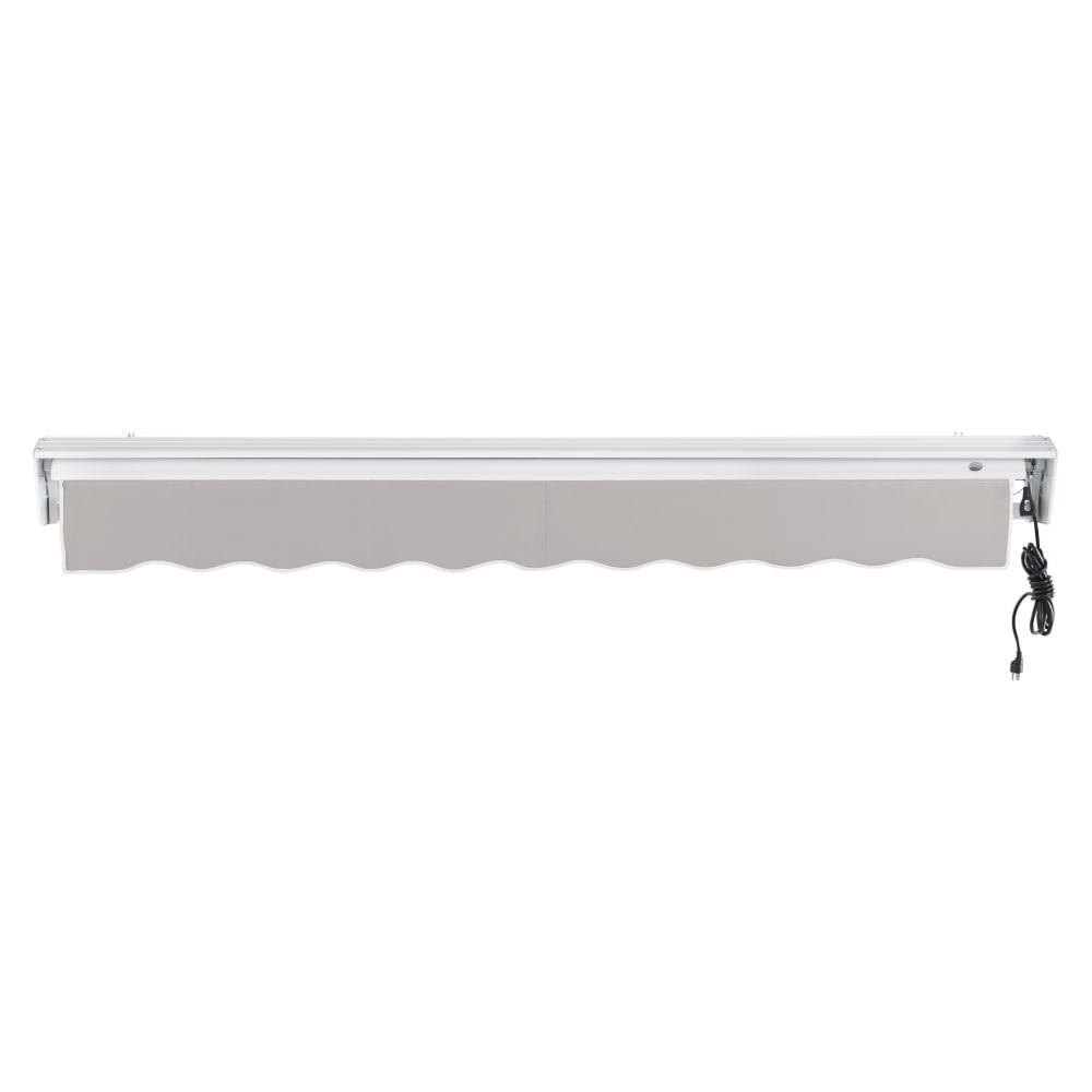 18' x 10' Destin Right Motor Right Motorized Patio Retractable Awning, Gray. Picture 4
