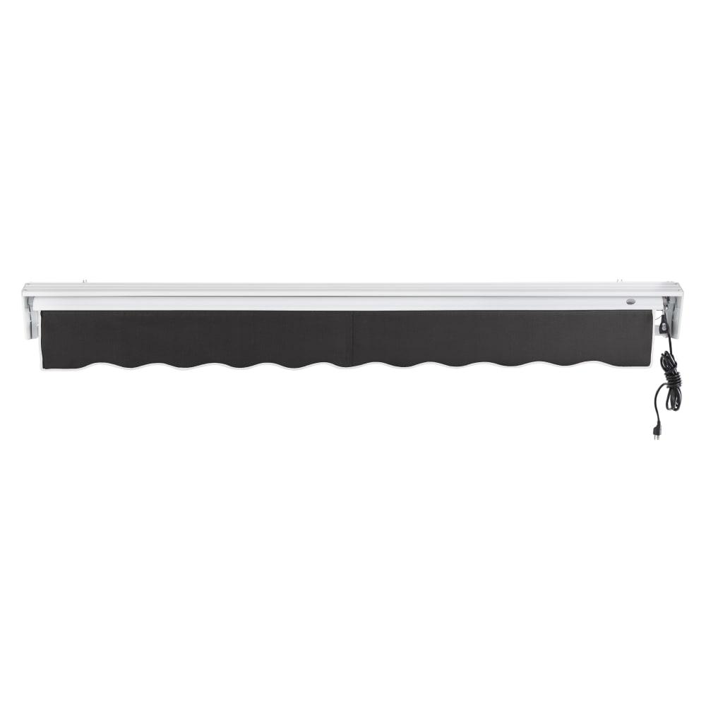 18' x 10' Destin Right Motor Right Motorized Patio Retractable Awning, Black. Picture 4