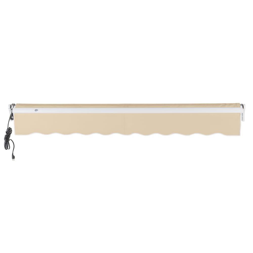 18' x 10' Maui Left Motor Left Motorized Patio Retractable Awning, Tan. Picture 4