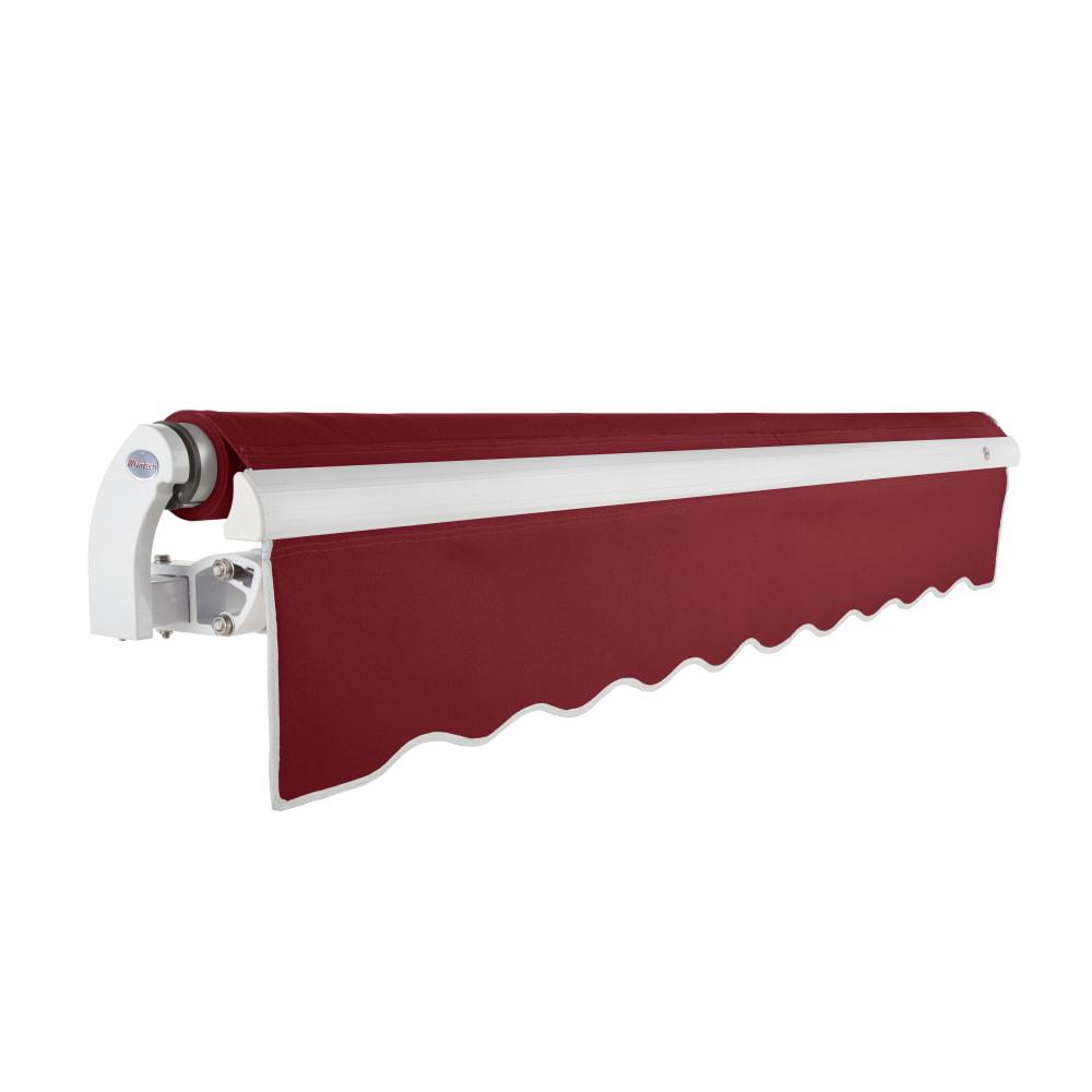 20' x 10' Maui Right Motor Right Motorized Patio Retractable Awning, Burgundy. Picture 2
