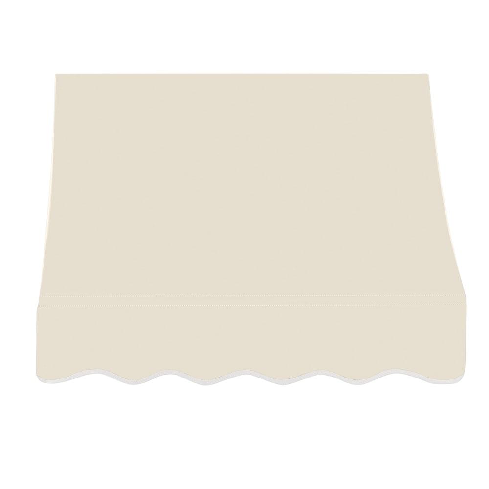 Awntech 4.375 ft Nantucket Fixed Awning Acrylic Fabric, Linen. Picture 2