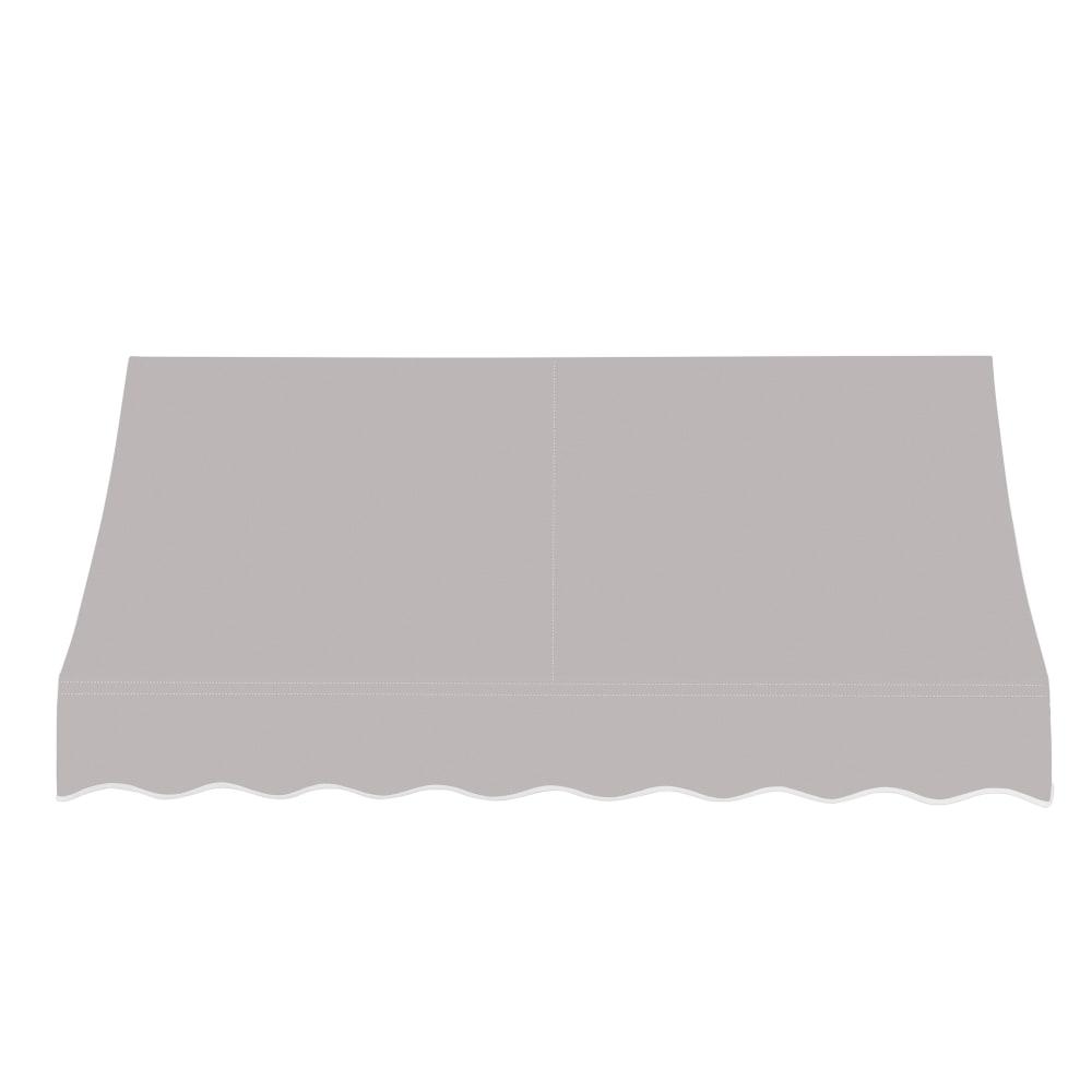 Awntech 8.375 ft Nantucket Fixed Awning Acrylic Fabric, Gray. Picture 2
