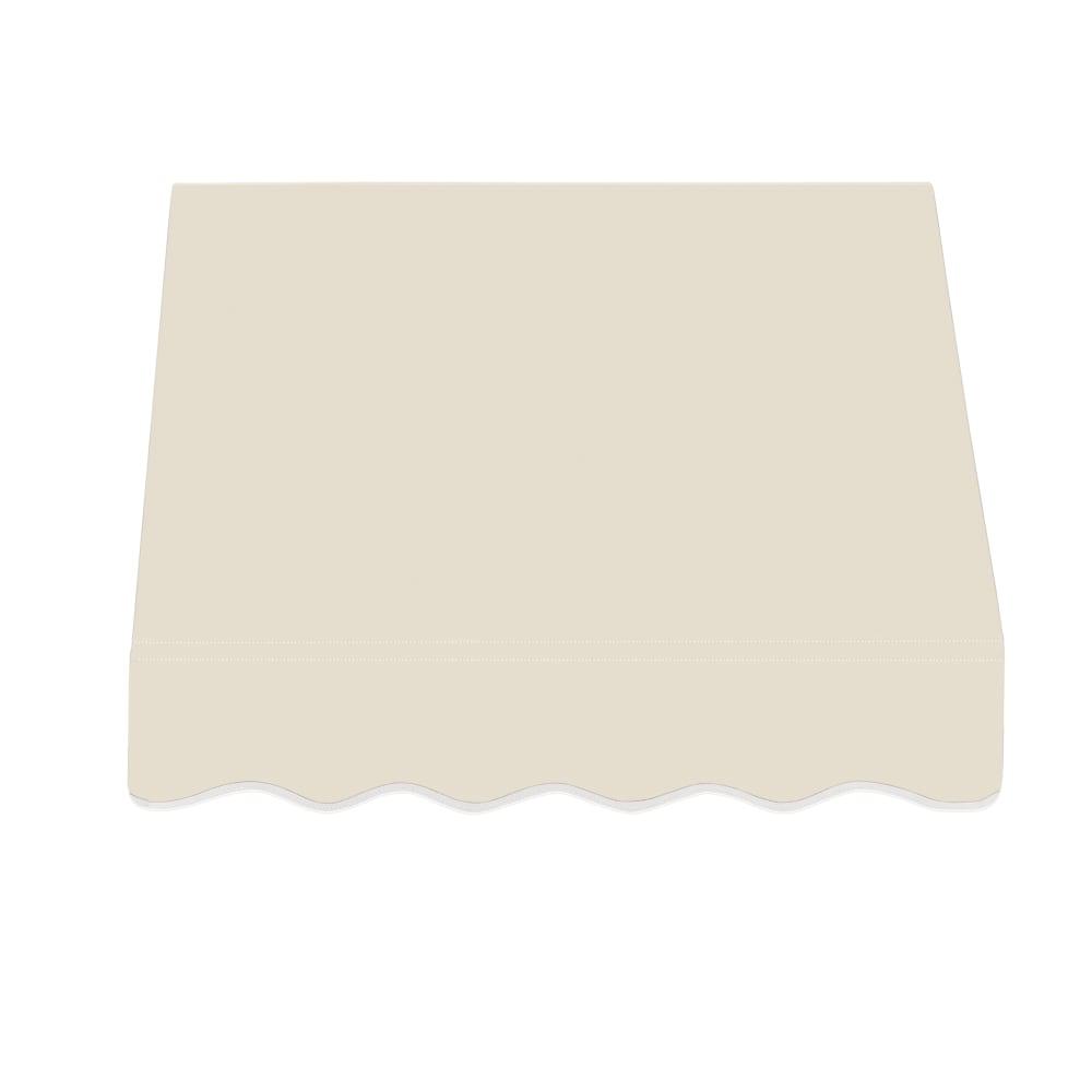 Awntech 3.375 ft San Francisco Fixed Awning Acrylic Fabric, Linen. Picture 2