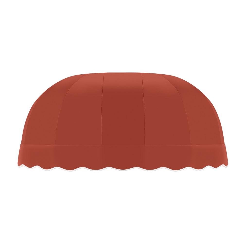 Awntech 5.375 ft Chicago Fixed Awning Acrylic Fabric, Terracotta. Picture 2