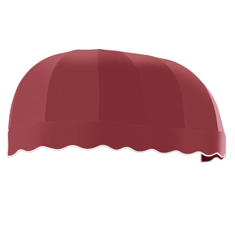 Awntech 8.375 ft Chicago Fixed Awning Acrylic Fabric, Burgundy. Picture 1