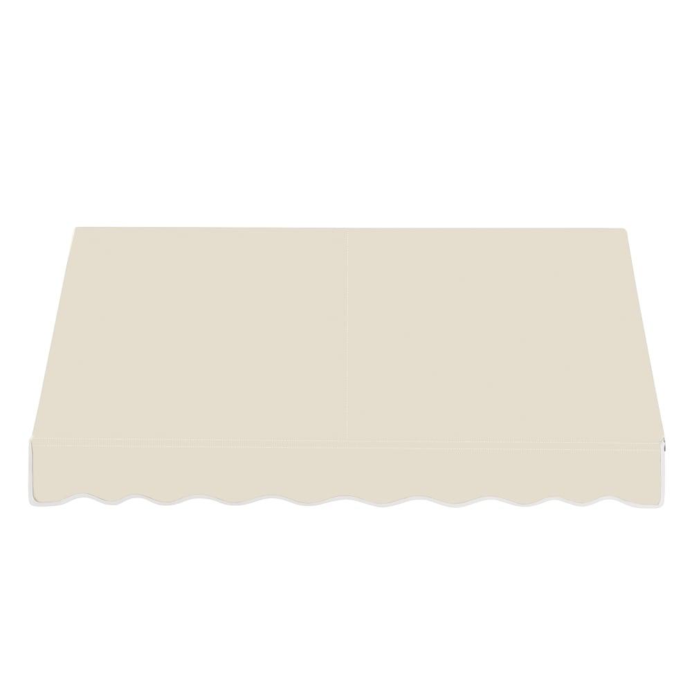 Awntech 5.375 ft Dallas Retro Fixed Awning Acrylic Fabric, Linen. Picture 2