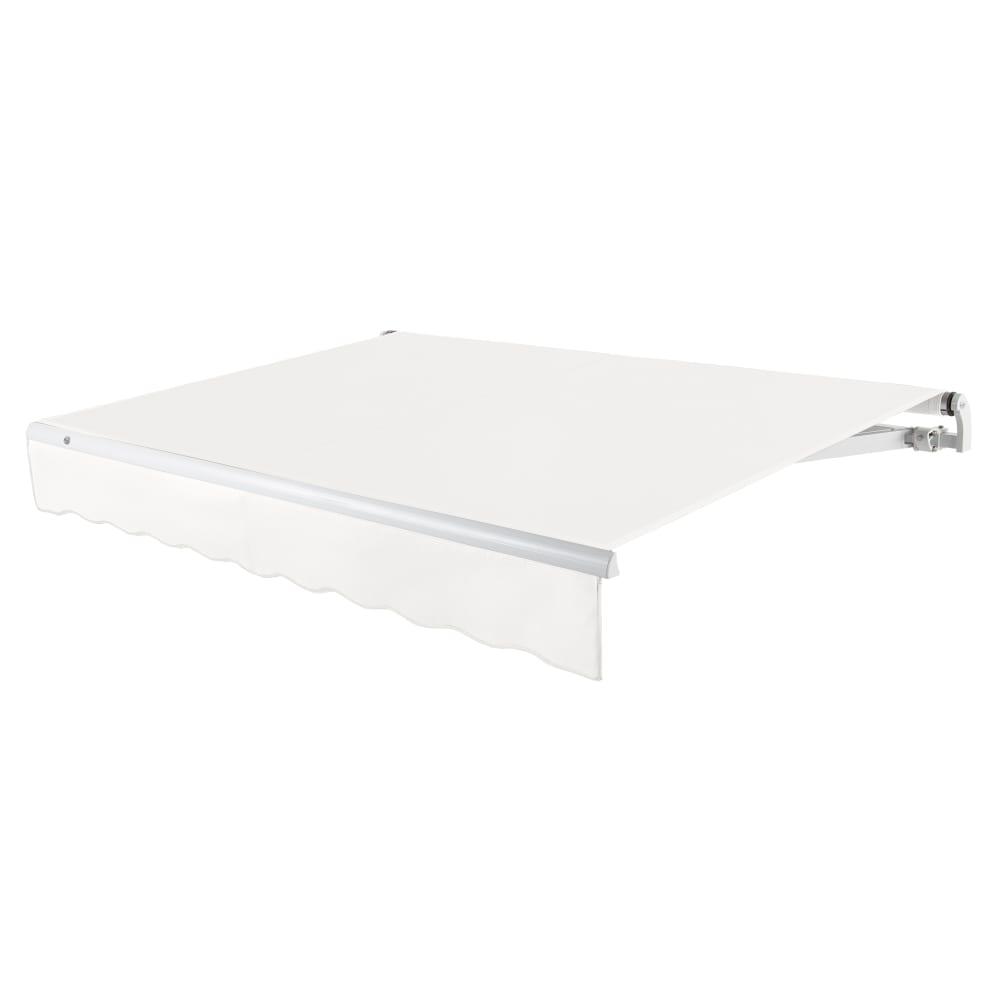 20' x 10' Maui Left Motor Left Motorized Patio Retractable Awning, White. Picture 1