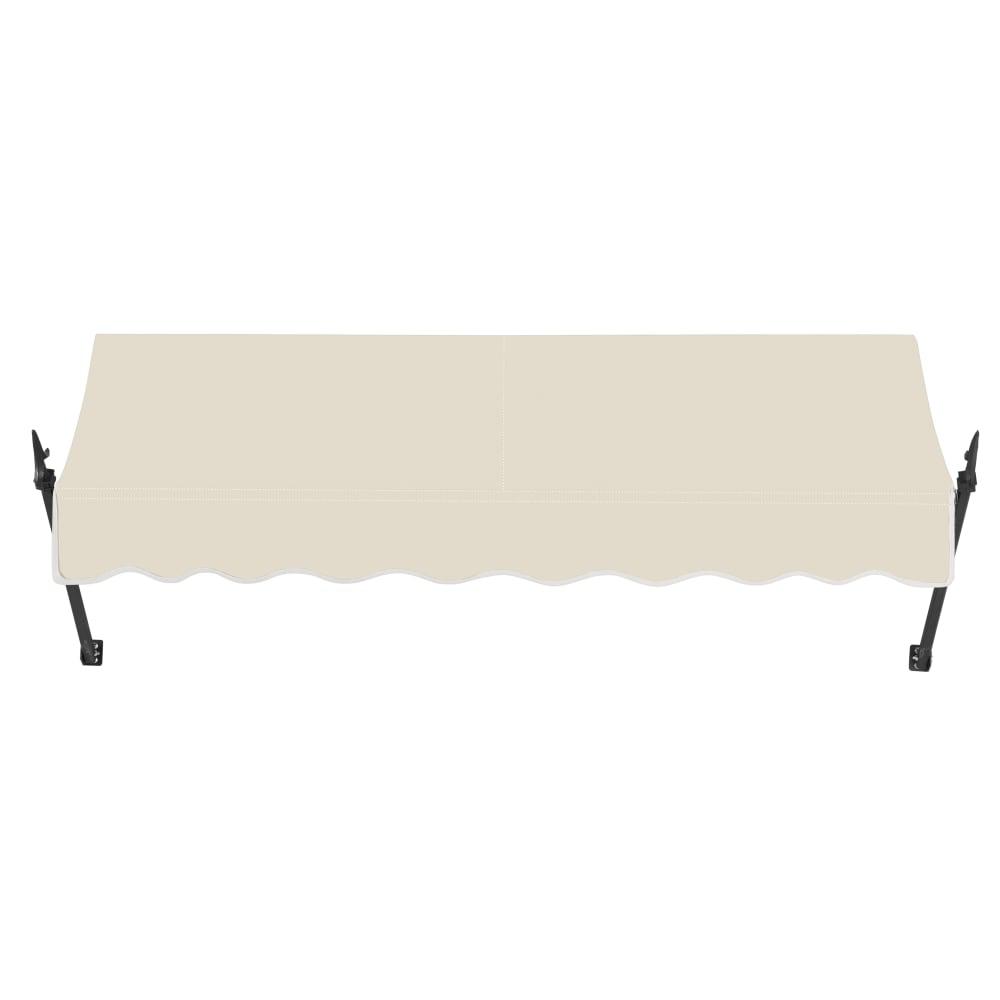 Awntech 10.375 ft New Orleans Fixed Awning Acrylic Fabric, Linen. Picture 2