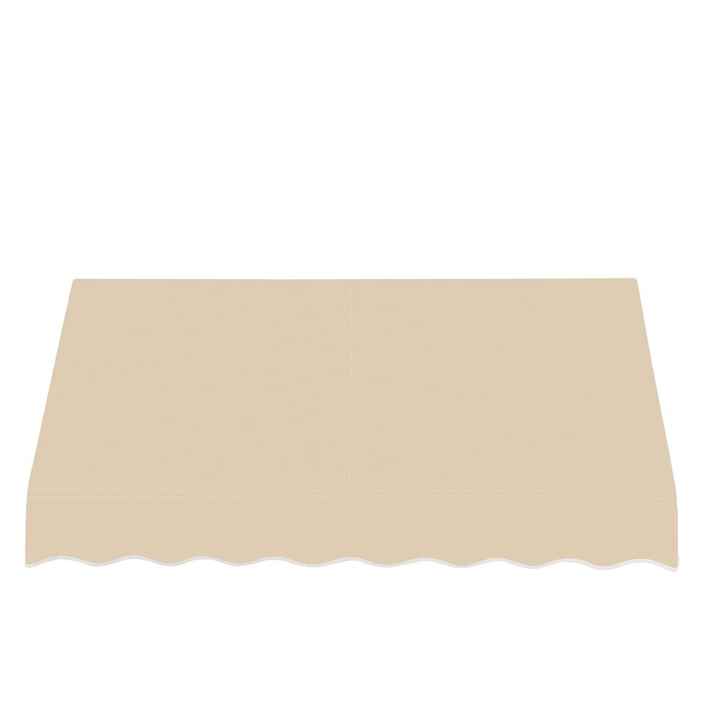 Awntech 5.375 ft San Francisco Fixed Awning Acrylic Fabric, Tan. Picture 2