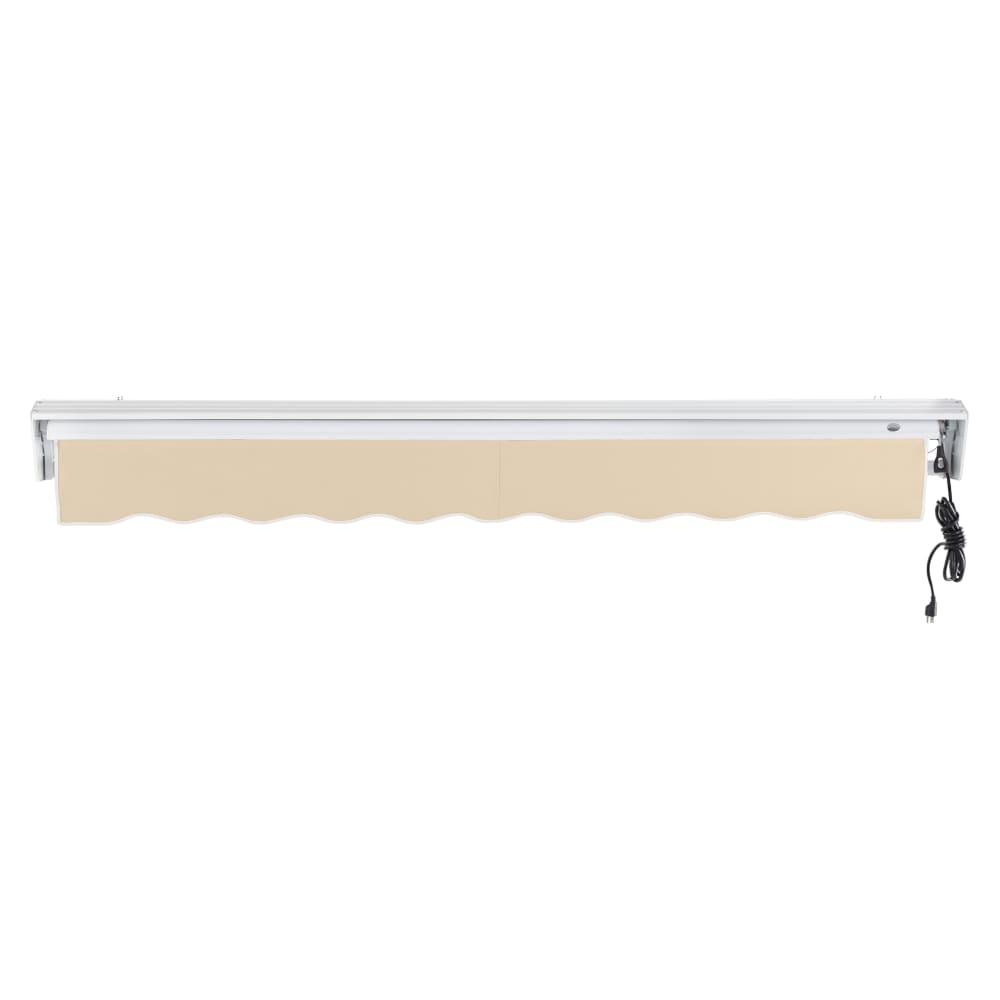 24' x 10' Destin Right Motor Right Motorized Patio Retractable Awning, Tan. Picture 4