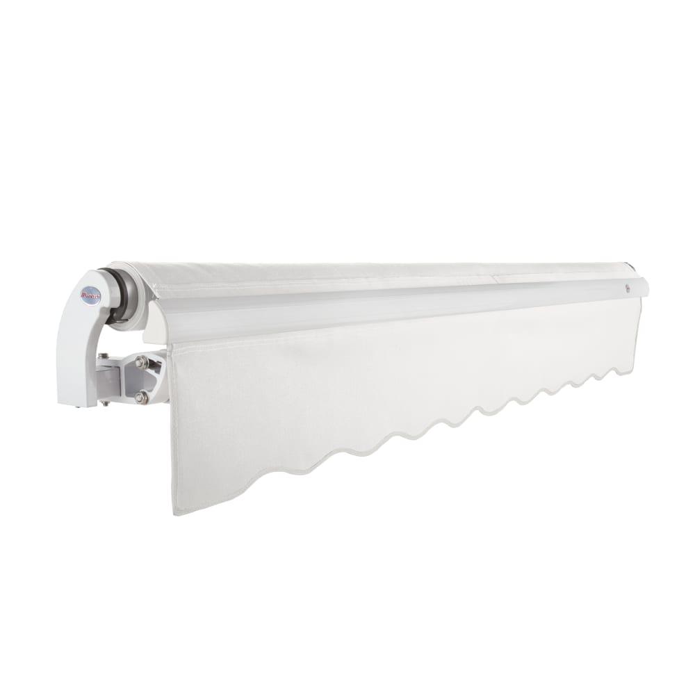 24' x 10' Maui Right Motor Right Motorized Patio Retractable Awning, White. Picture 2