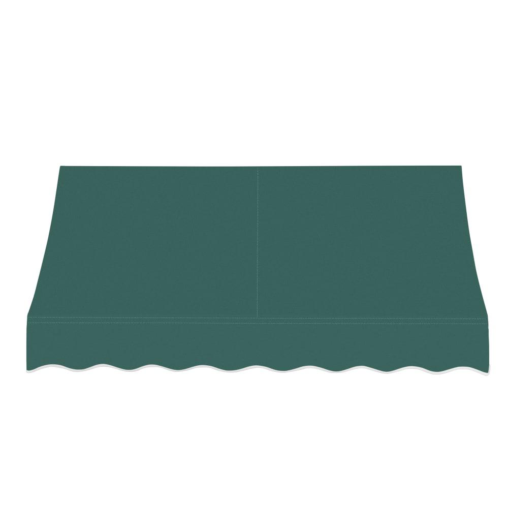 Awntech 5.375 ft Nantucket Fixed Awning Acrylic Fabric, Forest. Picture 2