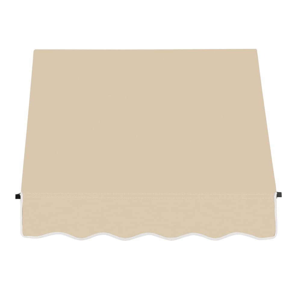 Awntech 3.375 ft Santa Fe Fixed Awning Acrylic Fabric, Tan. Picture 2
