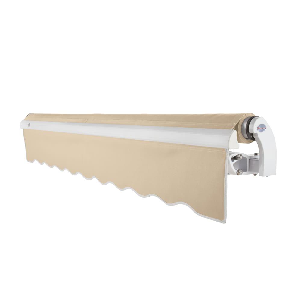 8' x 6.5' Maui Left Motor Left Motorized Patio Retractable Awning, Tan. Picture 2