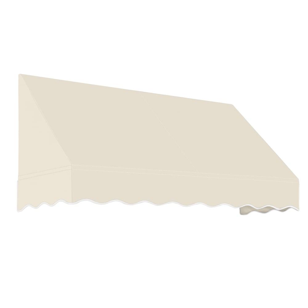 Awntech 8.375 ft San Francisco Fixed Awning Acrylic Fabric, Linen. Picture 1