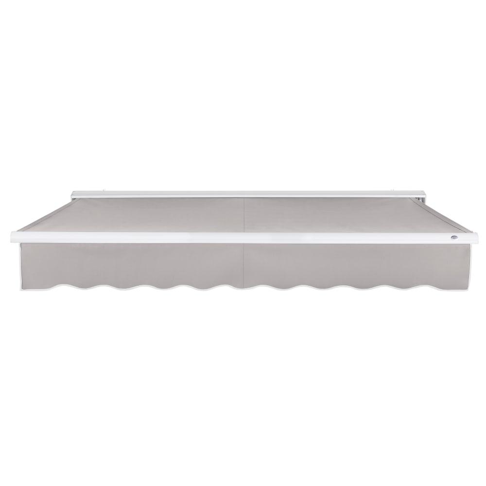 18' x 10' Destin Right Motor Right Motorized Patio Retractable Awning, Gray. Picture 3