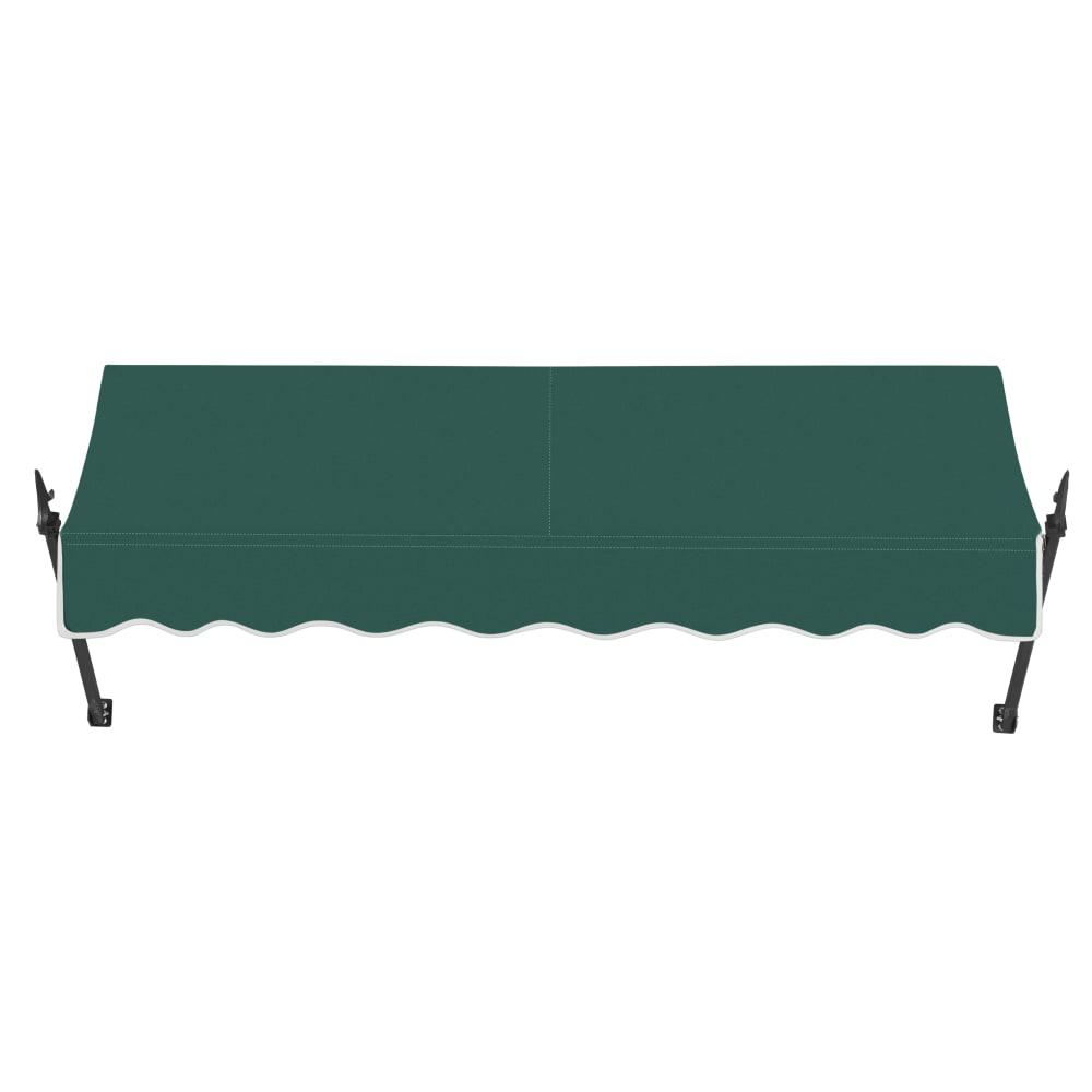 Awntech 7.375 ft New Orleans Fixed Awning Acrylic Fabric, Forest. Picture 2