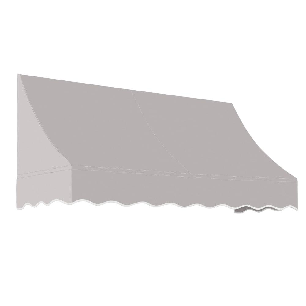 Awntech 10.375 ft Nantucket Fixed Awning Acrylic Fabric, Gray. Picture 1