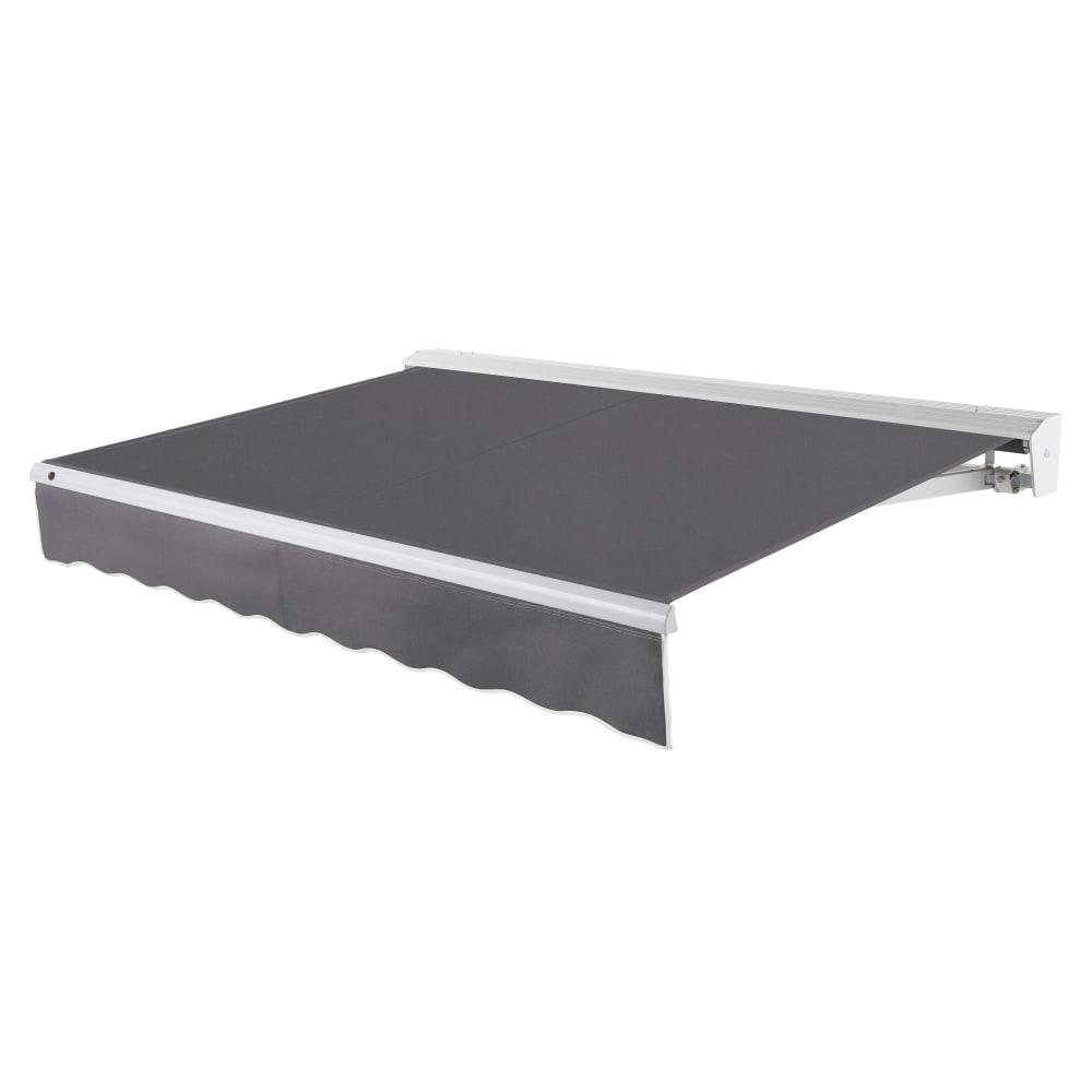 10' x 8' Destin Left Motor Left Motorized Patio Retractable Awning, Gunmetal. Picture 1