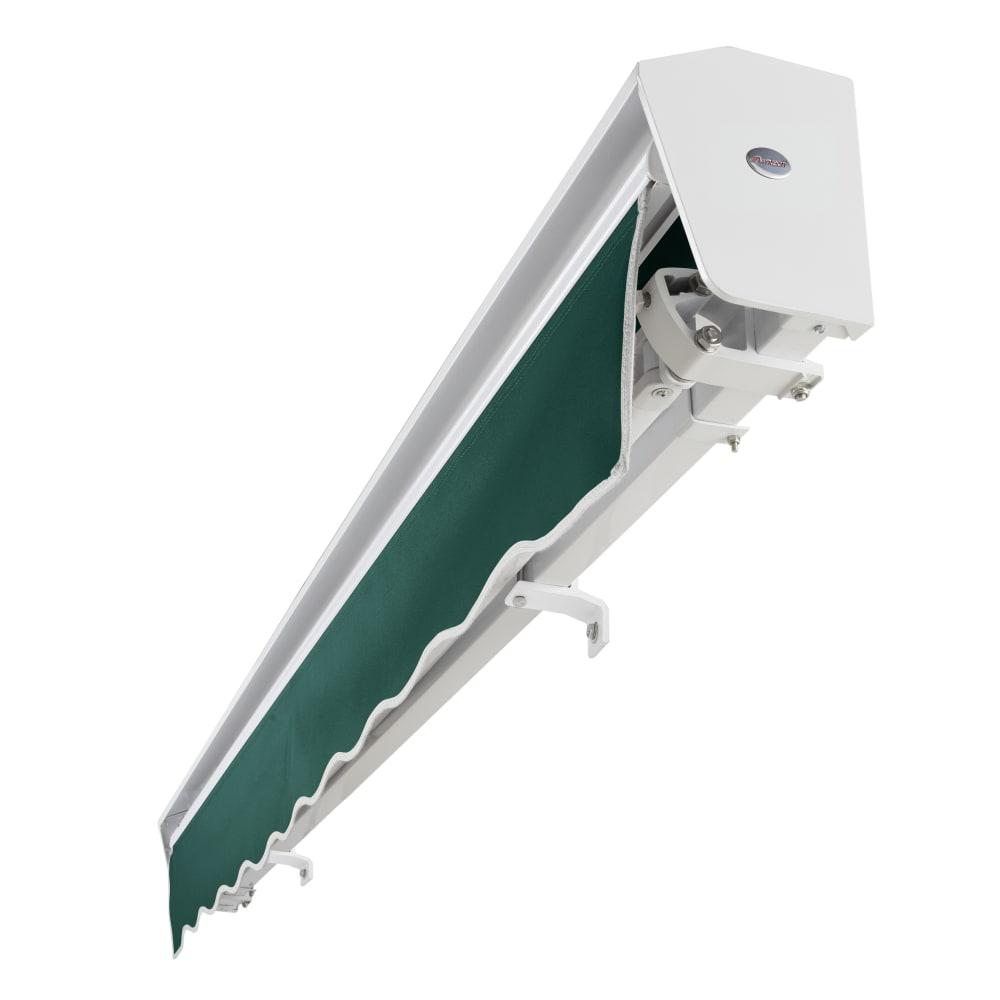 10' x 8' Destin Left Motor Left Motorized Patio Retractable Awning, Forest. Picture 5