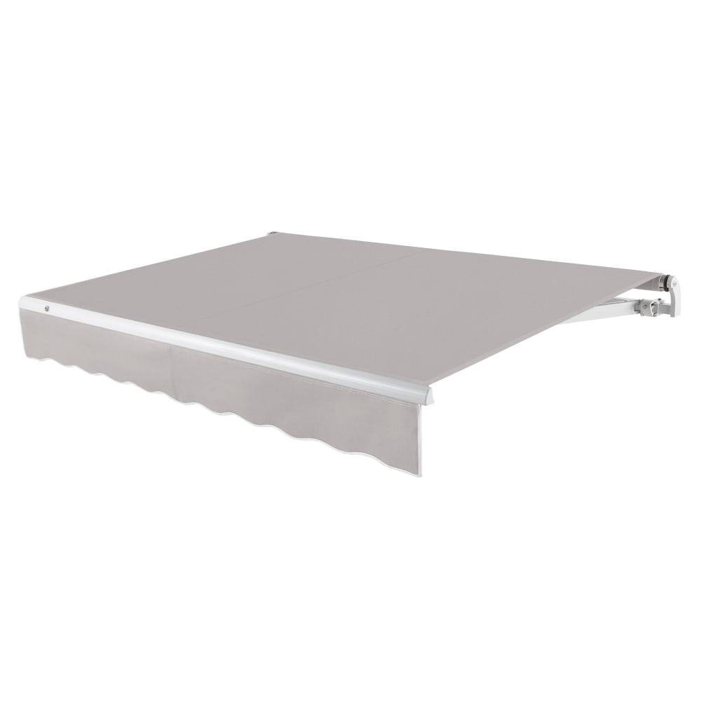 10' x 8' Maui Left Motor Left Motorized Patio Retractable Awning, Gray. Picture 1