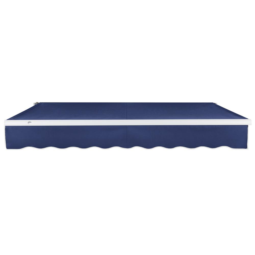 10' x 8' Maui Left Motor Left Motorized Patio Retractable Awning, Navy. Picture 3