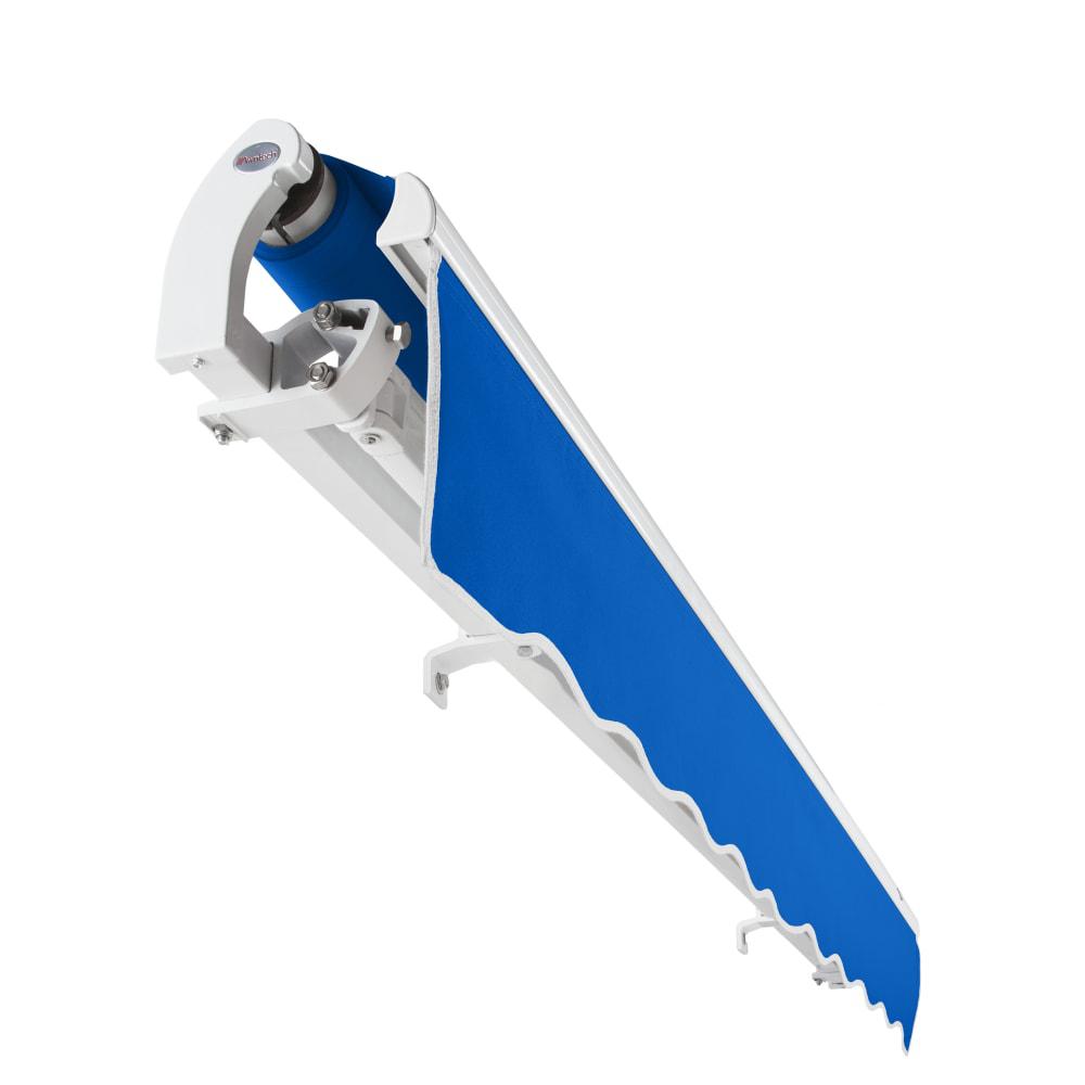 10' x 8' Maui Right Motor Right Motorized Patio Retractable Awning, Bright Blue. Picture 5