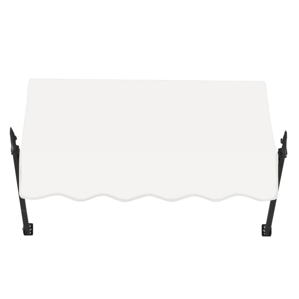 Awntech 4.375 ft New Orleans Fixed Awning Acrylic Fabric, White. Picture 2